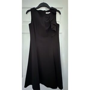 Sleeveless black dress